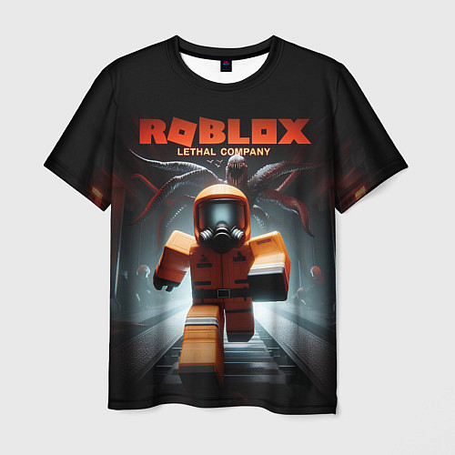 Мужская футболка Lethal company Roblox / 3D-принт – фото 1