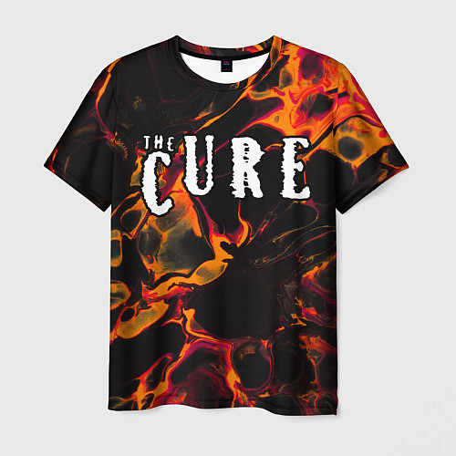 Мужская футболка The Cure red lava / 3D-принт – фото 1