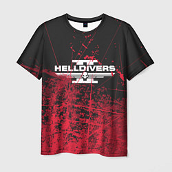 Футболка мужская Helldivers 2: Red Blood, цвет: 3D-принт