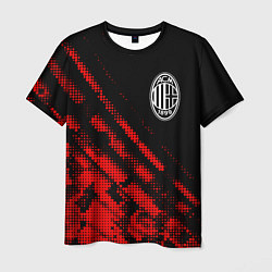 Мужская футболка AC Milan sport grunge