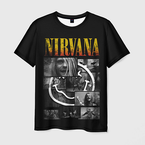 Мужская футболка Nirvana forever / 3D-принт – фото 1