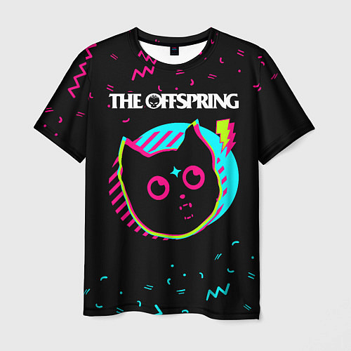 Мужская футболка The Offspring - rock star cat / 3D-принт – фото 1