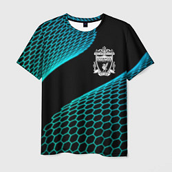 Футболка мужская Liverpool football net, цвет: 3D-принт