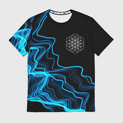 Мужская футболка Coldplay sound wave