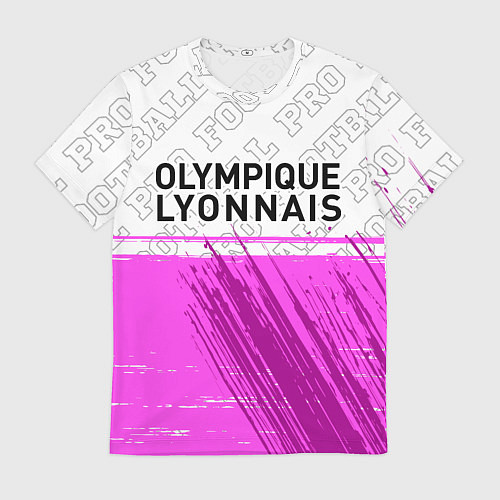 Мужская футболка Lyon pro football посередине / 3D-принт – фото 1