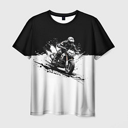 Футболка мужская Scrambler BlacknWhite, цвет: 3D-принт