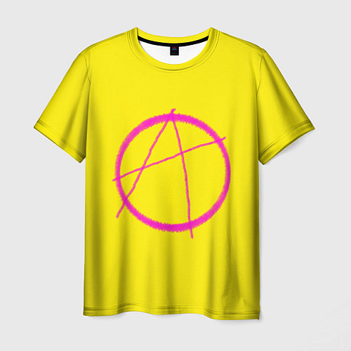 Мужская футболка Символ Анархиста / 3D-принт – фото 1