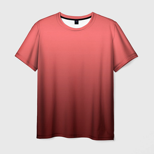 Мужская футболка Оттенок розовый антик градиент / 3D-принт – фото 1