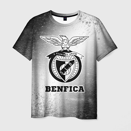 Мужская футболка Benfica sport на светлом фоне / 3D-принт – фото 1