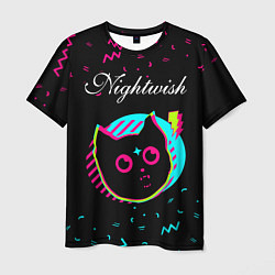 Футболка мужская Nightwish - rock star cat, цвет: 3D-принт