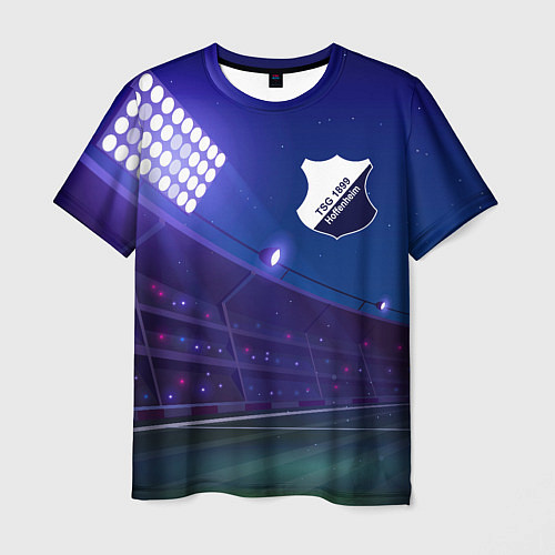 Мужская футболка Hoffenheim ночное поле / 3D-принт – фото 1
