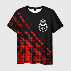 Футболка мужская Real Madrid sport grunge, цвет: 3D-принт