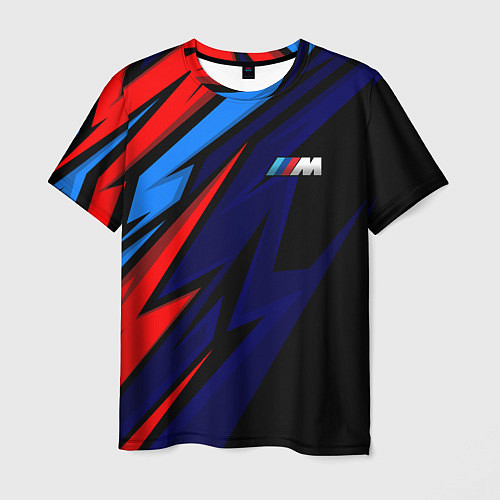 Мужская футболка M power - цвета бмв / 3D-принт – фото 1