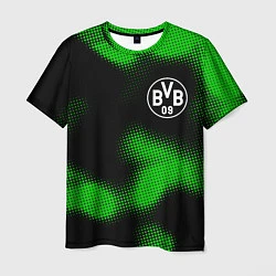 Футболка мужская Borussia sport halftone, цвет: 3D-принт