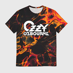 Мужская футболка Ozzy Osbourne red lava