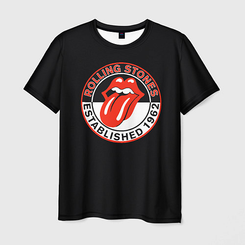 Мужская футболка Rolling Stones Established 1962 group / 3D-принт – фото 1