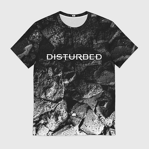Мужская футболка Disturbed black graphite / 3D-принт – фото 1