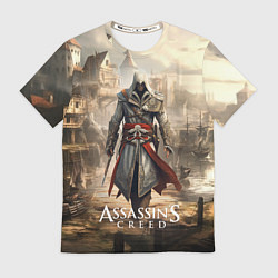 Футболка мужская Assassins creed старый город, цвет: 3D-принт