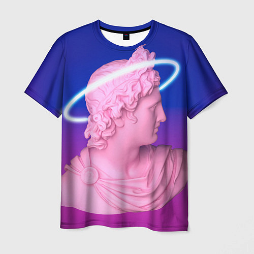 Мужская футболка Vaporwave neon / 3D-принт – фото 1