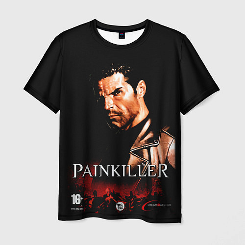 Мужская футболка Искупление - Дэниел Painkiller / 3D-принт – фото 1