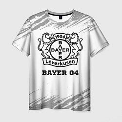 Футболка мужская Bayer 04 sport на светлом фоне, цвет: 3D-принт