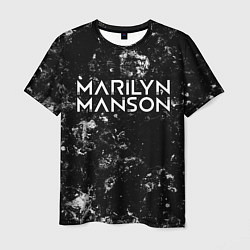 Футболка мужская Marilyn Manson black ice, цвет: 3D-принт