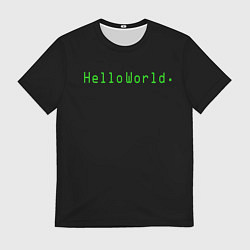Мужская футболка Hello world