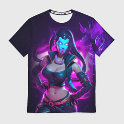 Футболка мужская League of Legends Kaisa Kda style, цвет: 3D-принт