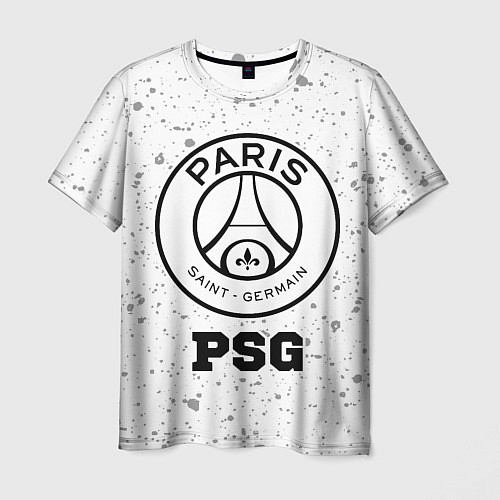 Мужская футболка PSG sport на светлом фоне / 3D-принт – фото 1