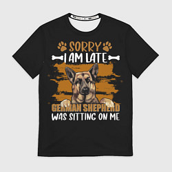 Футболка мужская Немецкая овчарка - german shepherd, цвет: 3D-принт