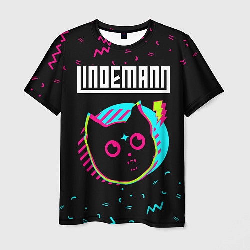 Мужская футболка Lindemann - rock star cat / 3D-принт – фото 1