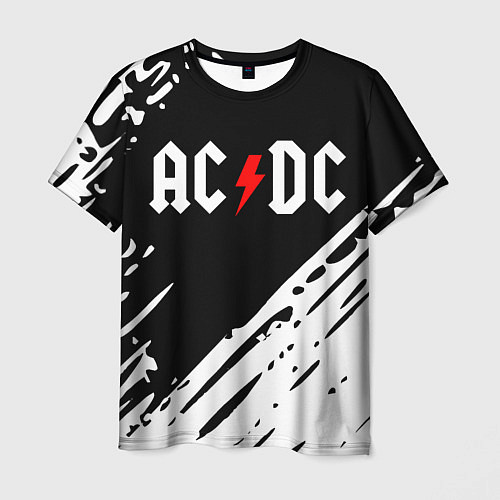Мужская футболка Ac dc rock / 3D-принт – фото 1
