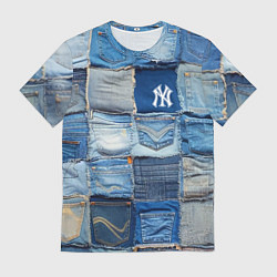 Мужская футболка Patchwork - New York yankees baseball team