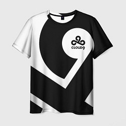 Футболка мужская Cloud9 - black and white, цвет: 3D-принт