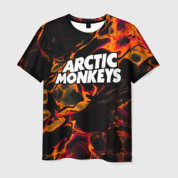 Футболка мужская Arctic Monkeys red lava, цвет: 3D-принт