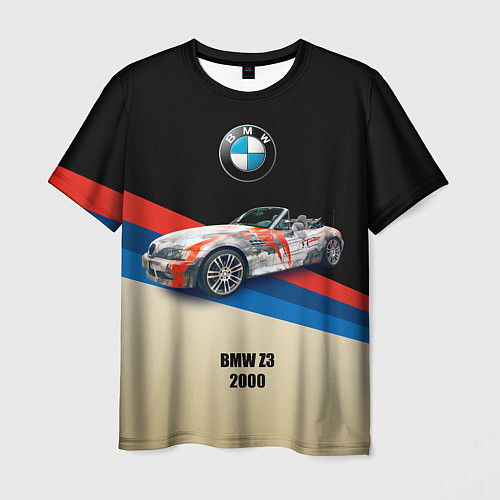 Мужская футболка Немецкий родстер BMW Z3 / 3D-принт – фото 1