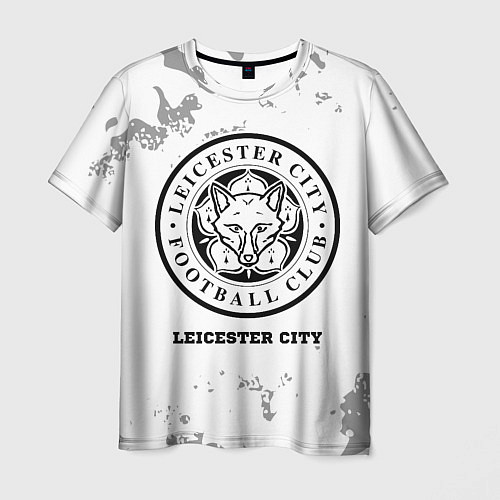 Мужская футболка Leicester City sport на светлом фоне / 3D-принт – фото 1