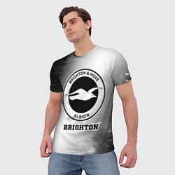 Футболка мужская Brighton sport на светлом фоне, цвет: 3D-принт — фото 2