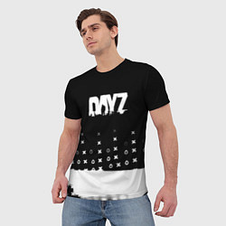 Футболка мужская Dayz game pattern logo, цвет: 3D-принт — фото 2