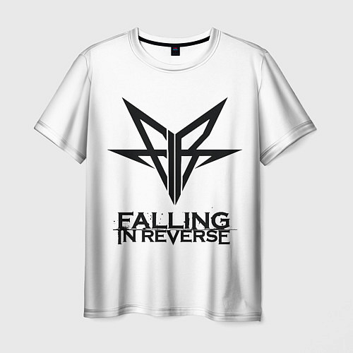 Мужская футболка Falling in Reverse band logo / 3D-принт – фото 1