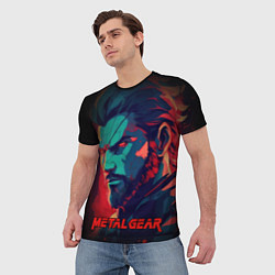 Футболка мужская Веном Снейк Metal gear game, цвет: 3D-принт — фото 2