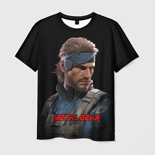 Мужская футболка Веном Снейк из игры Metal gear / 3D-принт – фото 1
