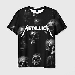 Мужская футболка Metallica - logo rock group