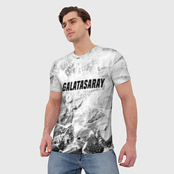 Футболка мужская Galatasaray white graphite, цвет: 3D-принт — фото 2