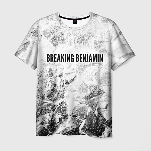 Мужская футболка Breaking Benjamin white graphite / 3D-принт – фото 1