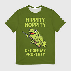 Футболка мужская Убирайся с моей территории, цвет: 3D-принт