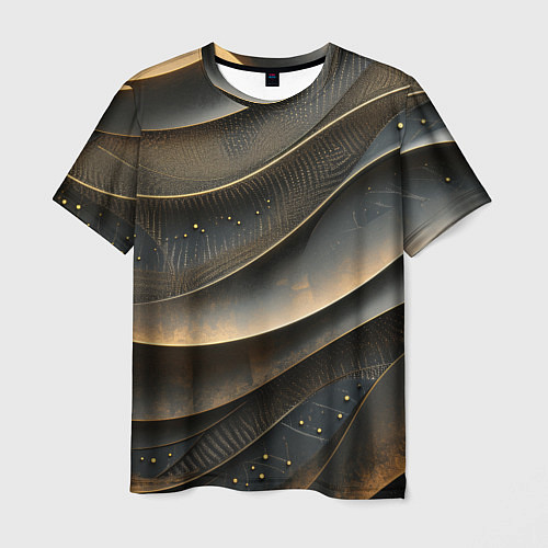 Мужская футболка Лакшери текстура с узорами / 3D-принт – фото 1