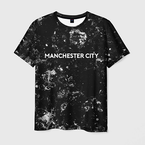 Мужская футболка Manchester City black ice / 3D-принт – фото 1