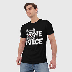 Футболка мужская One piece - emblem, цвет: 3D-принт — фото 2