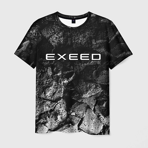 Мужская футболка Exeed black graphite / 3D-принт – фото 1